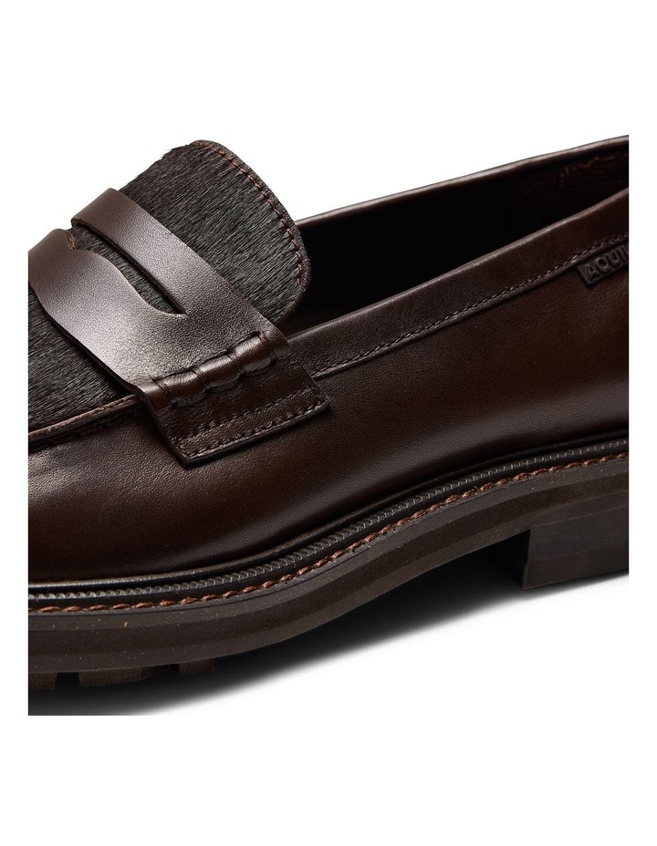Mensa Pony Loafers in Brown image 6