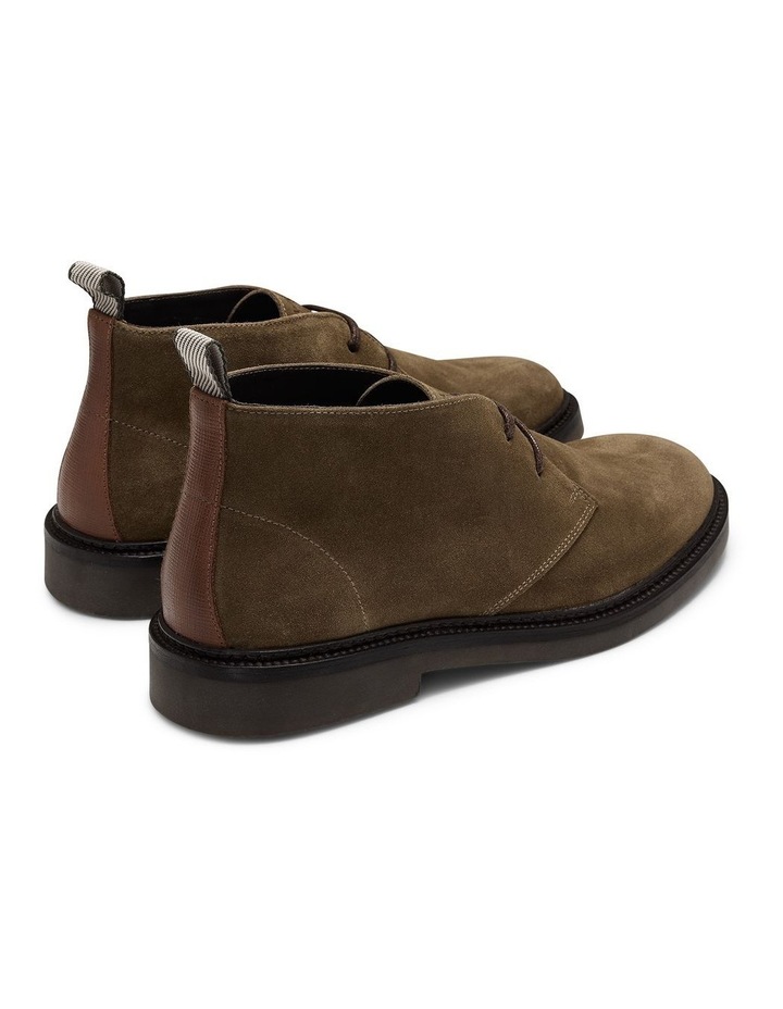 Steele Suede Chukka Boots in Khaki image 4
