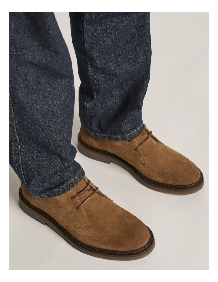 Steele Suede Chukka Boots in Khaki image 6