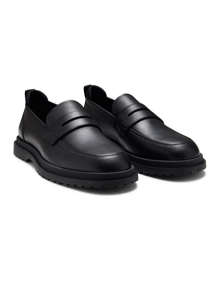 Radar Penny Loafers in Black image 3