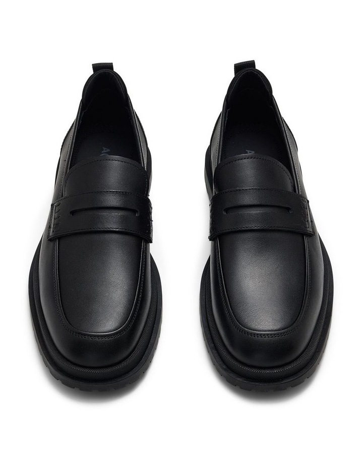 Radar Penny Loafers in Black image 5