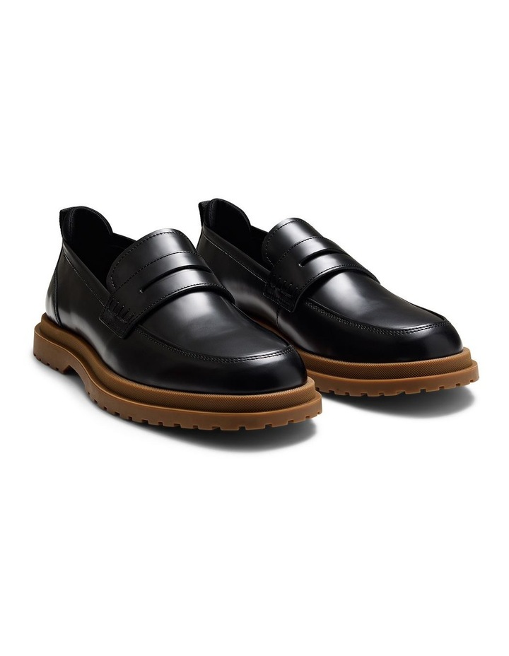 Radar Penny Loafers in Black image 2
