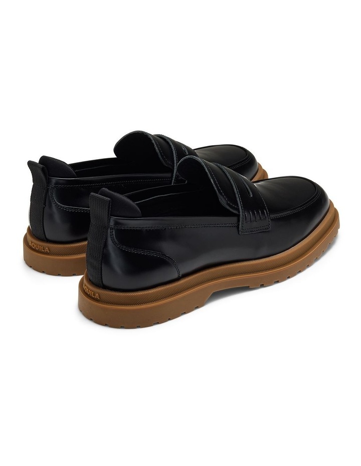 Radar Penny Loafers in Black image 4