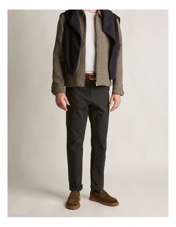 Radar Suede Penny Loafers in Olive image 2