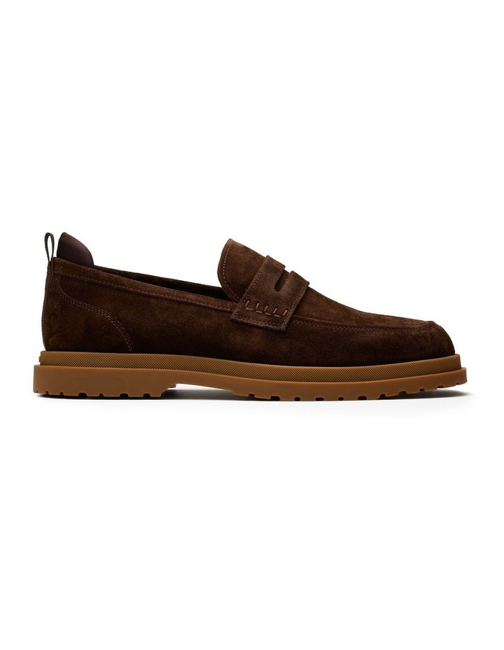 Radar Suede Loafer in Chocolate image 1