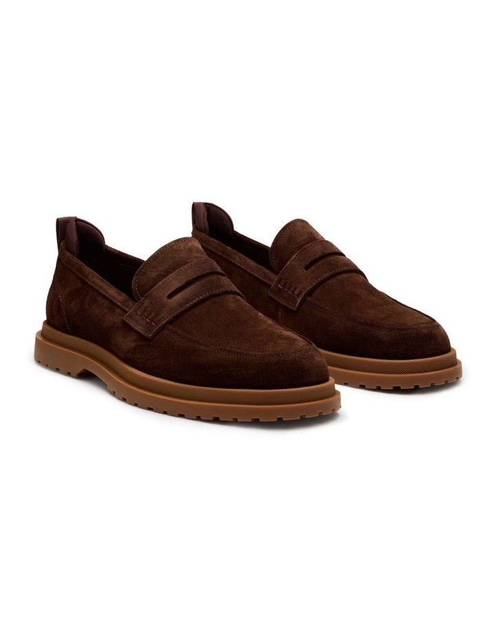 Radar Suede Loafer in Chocolate image 2