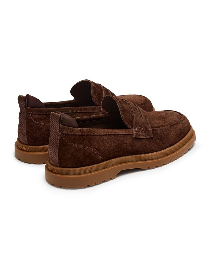 Radar Suede Loafer in Chocolate image 4