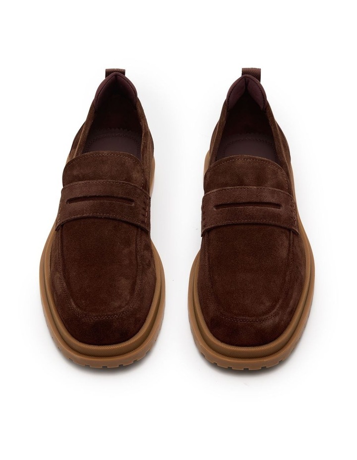 Radar Suede Loafer in Chocolate image 5
