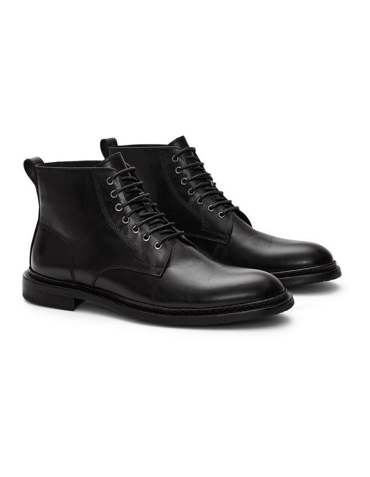 Vedder Lace-Up Boots in Black image 2