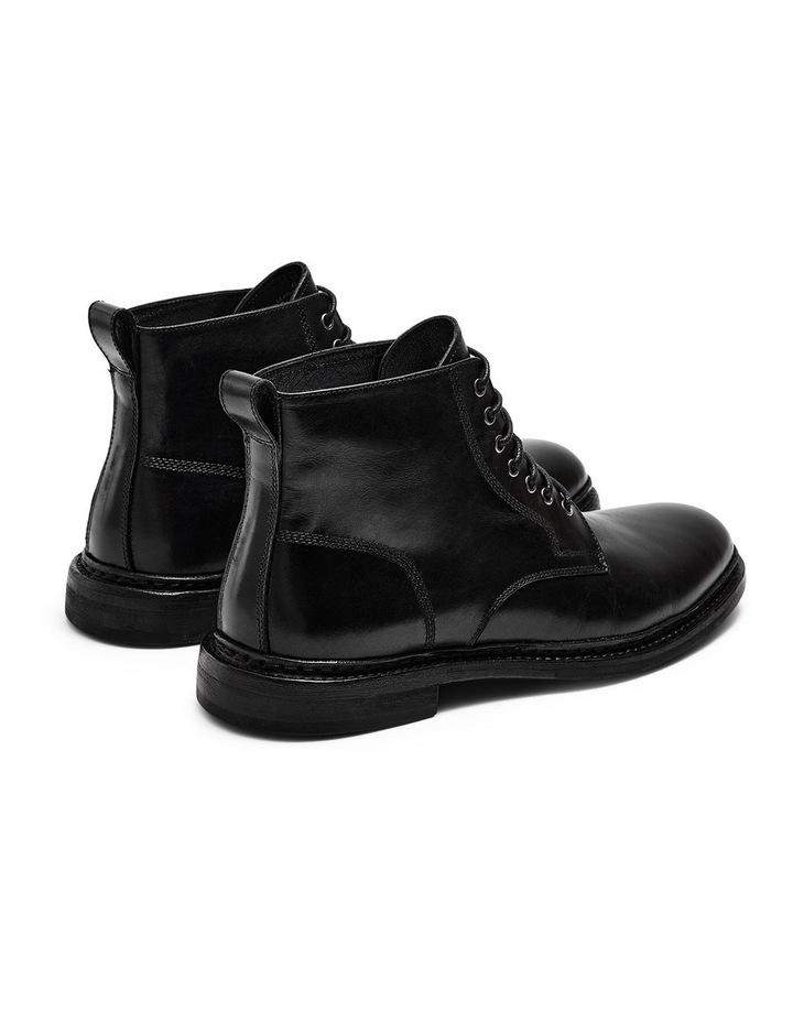 Vedder Lace-Up Boots in Black image 4