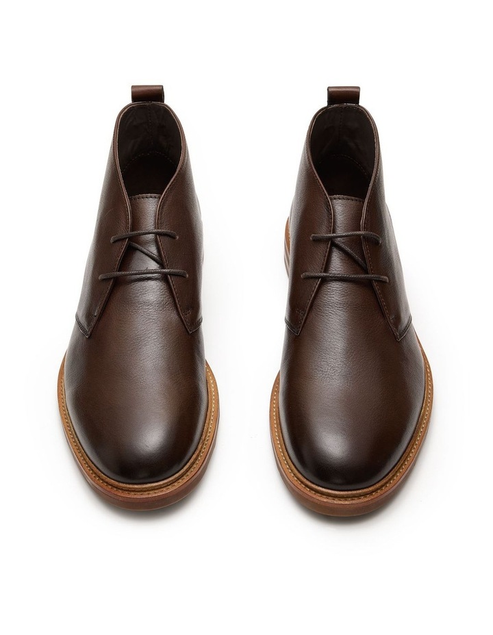 Ollie Leather Chukka Boots in Brown image 5
