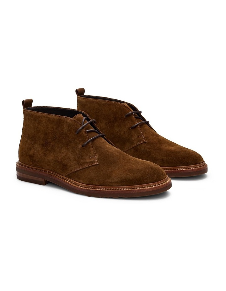 Ollie Suede Chukka Boots in Light Brown image 2