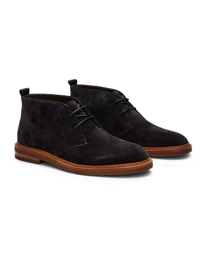 Ollie Suede Chukka Boots in Navy image 2