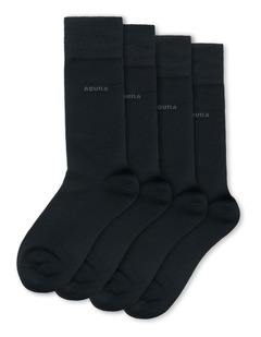 2 Pack Mercerised Socks in Black