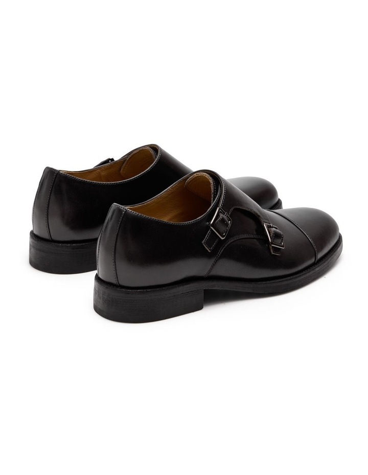 Davis Monk Strap Shoes in Black image 4