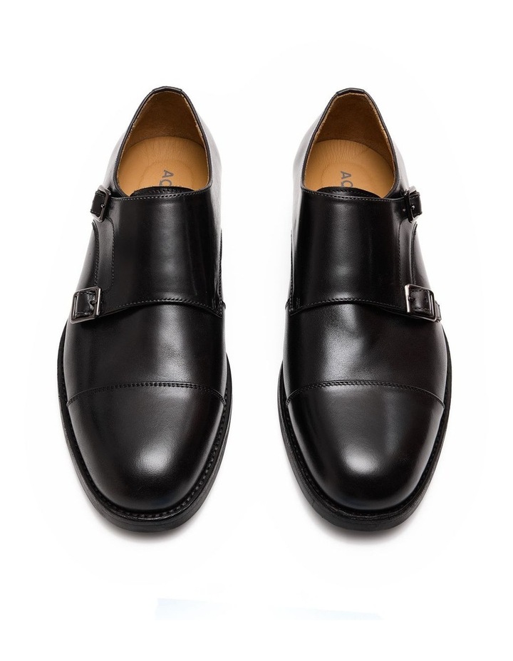 Davis Monk Strap Shoes in Black image 5