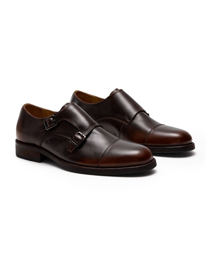 Davis Monk Strap Shoes in Brown image 2