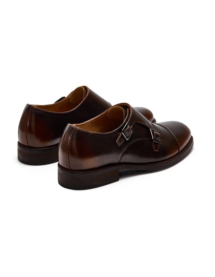 Davis Monk Strap Shoes in Brown image 4
