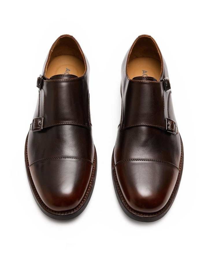Davis Monk Strap Shoes in Brown image 5