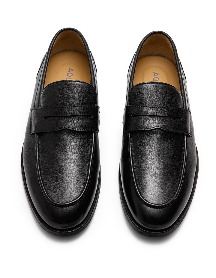 Elton Penny Loafers in Black image 5