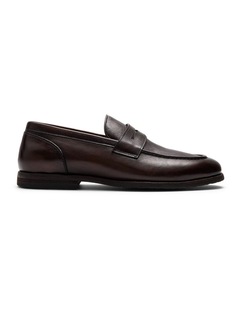 Elton Penny Loafers in Brown