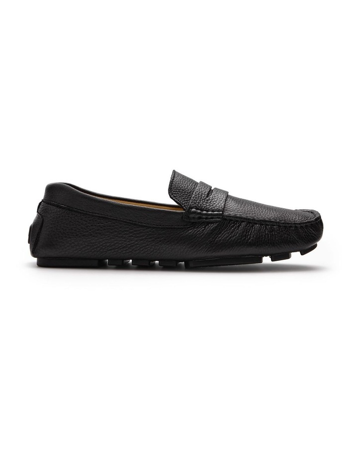 Cisco Leather Driving Shoes in Black image 1