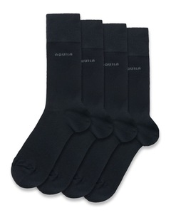 2 Pack Cotton Socks in Black