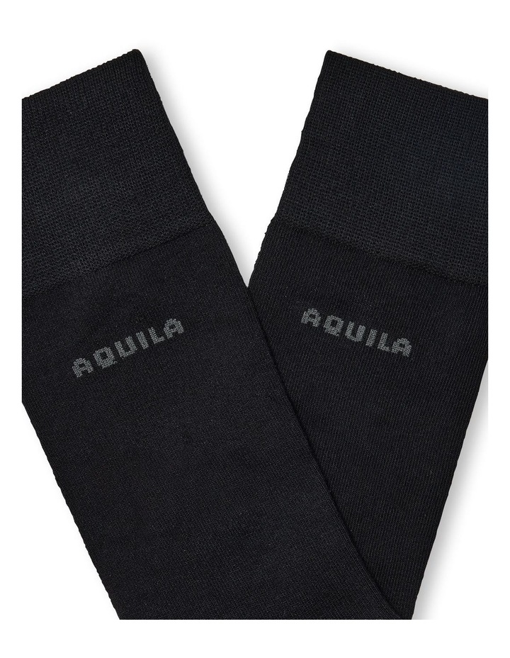 2 Pack Cotton Socks in Black image 4