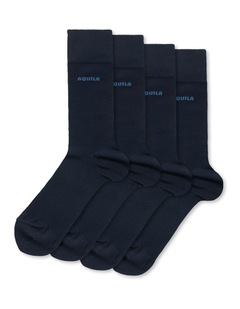 2 Pack Cotton Socks in Navy