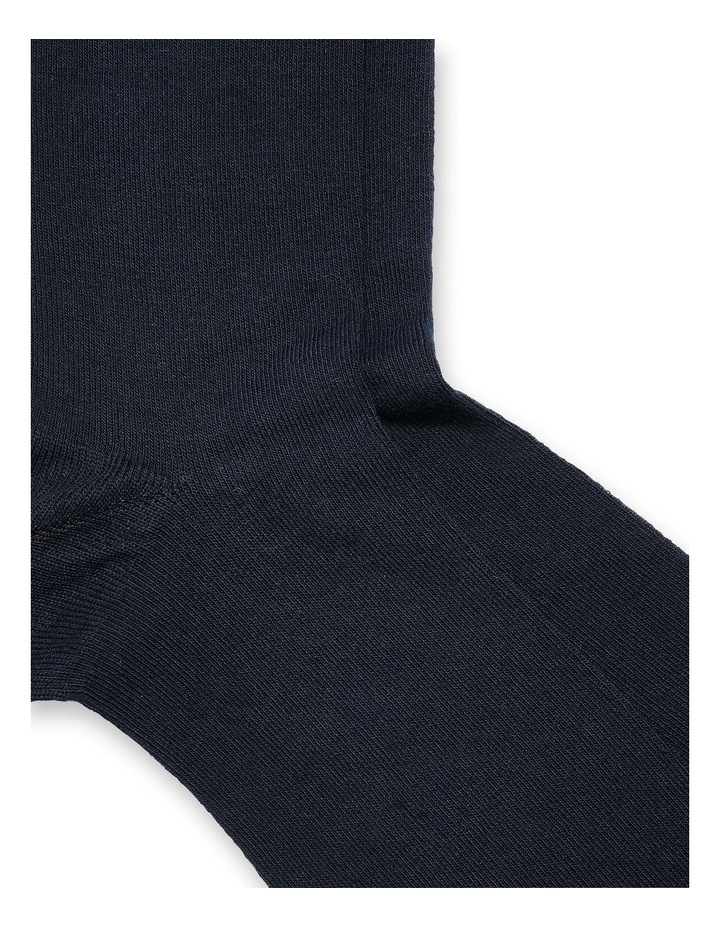 2 Pack Cotton Socks in Navy image 3