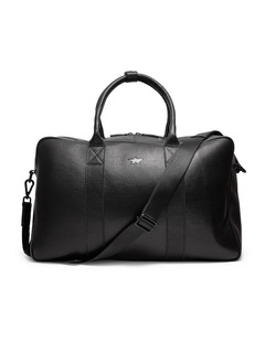 Nappa Weekender in Black