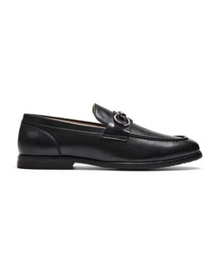 Elton Horsebit Loafers in Black