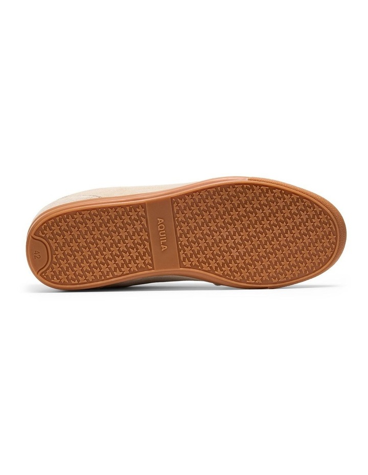 Monaco Suede Sneakers in Cream image 3