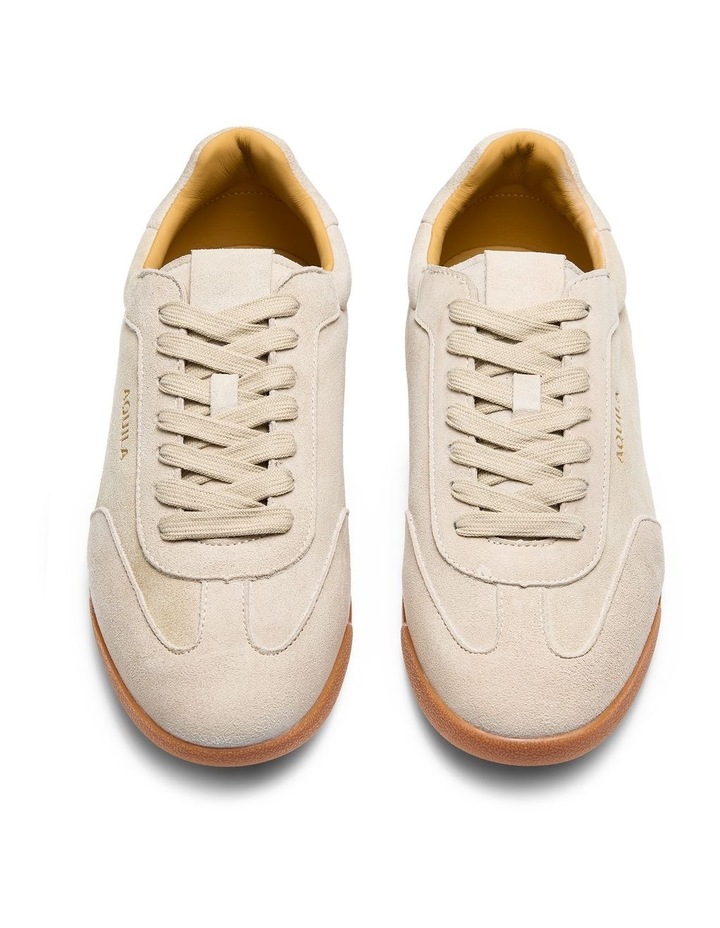 Monaco Suede Sneakers in Cream image 5