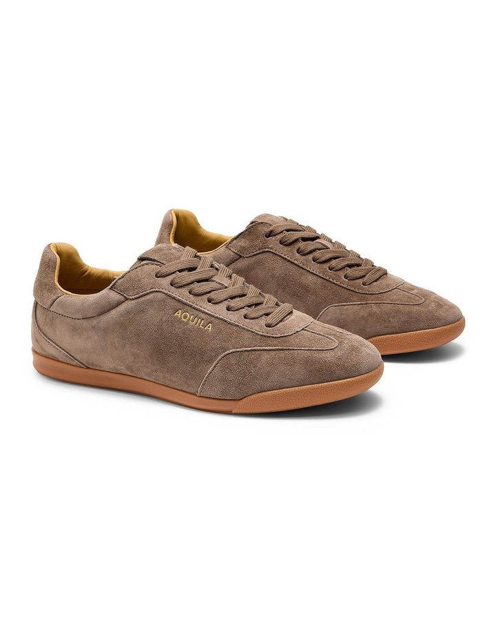 Monaco Suede Sneakers in Brown image 2