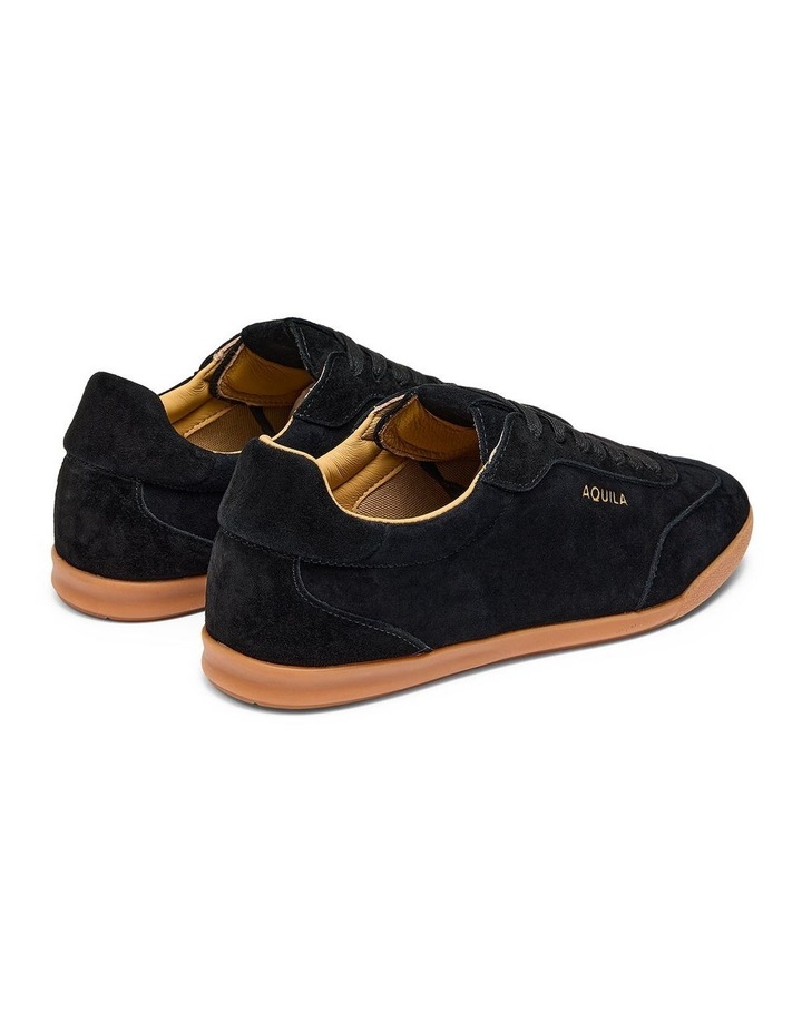 Monaco Suede Sneakers in Black image 4