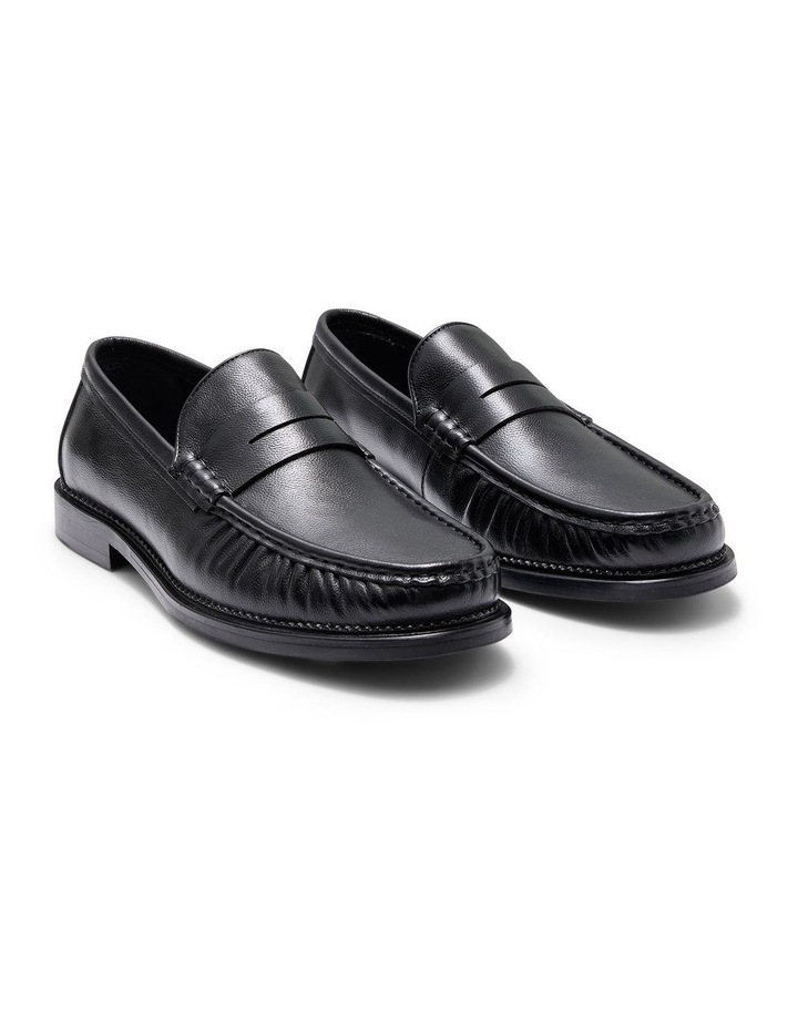 Ringo Penny Loafers in Black image 2
