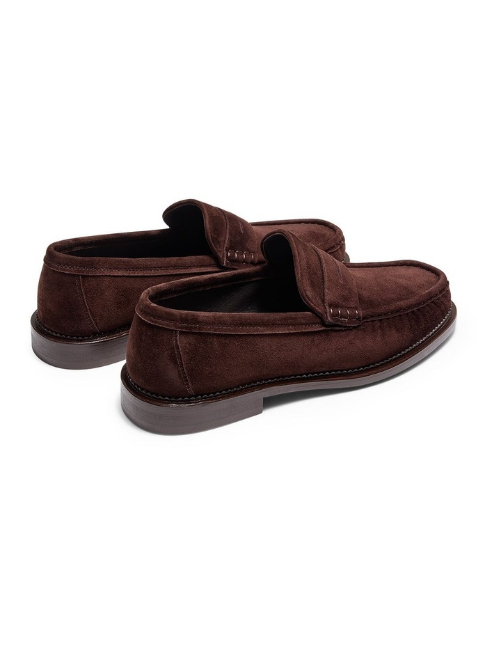 Ringo Suede Loafers in Chocolate image 4
