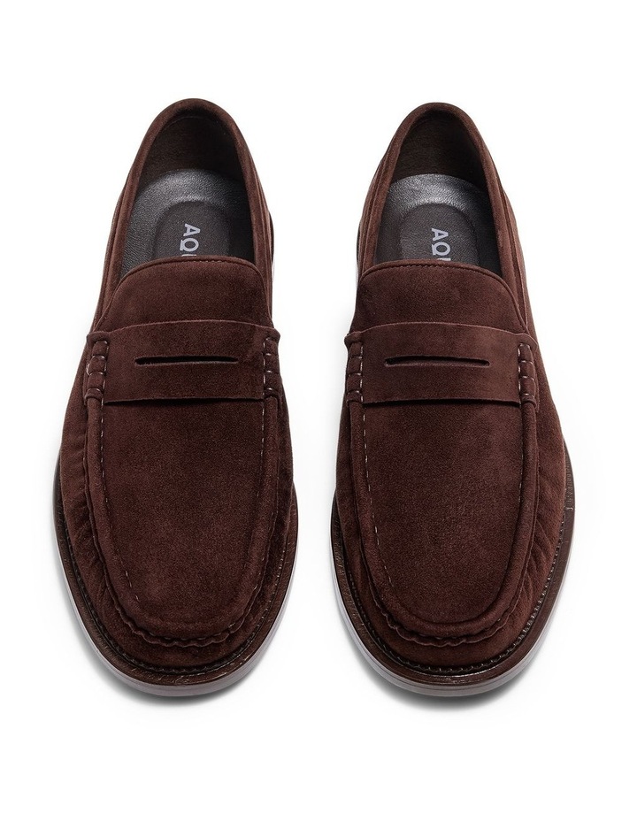 Ringo Suede Loafers in Chocolate image 5