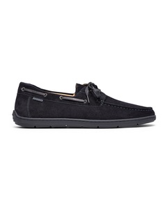 Riviera Suede Deck Shoes in Navy