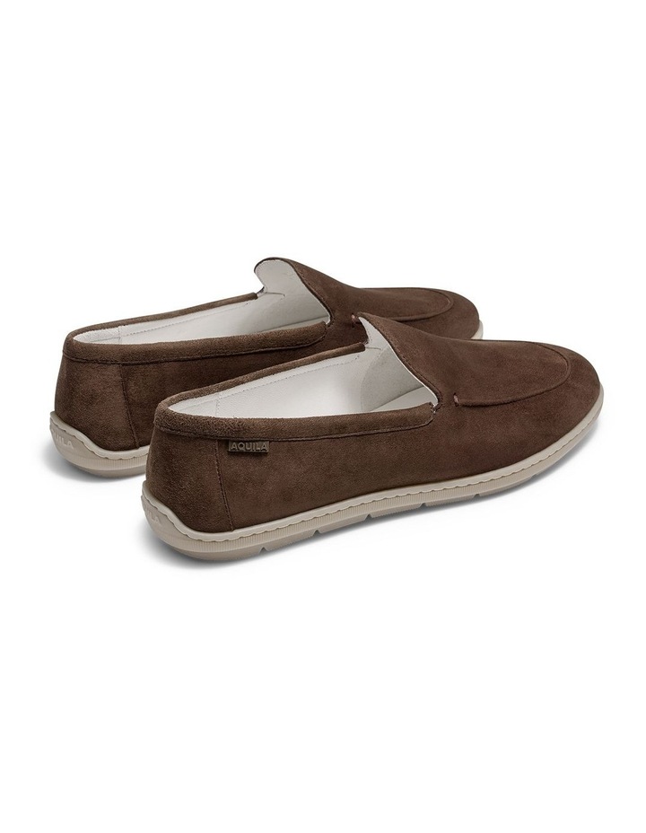 Riviera Suede Loafers in Brown image 4