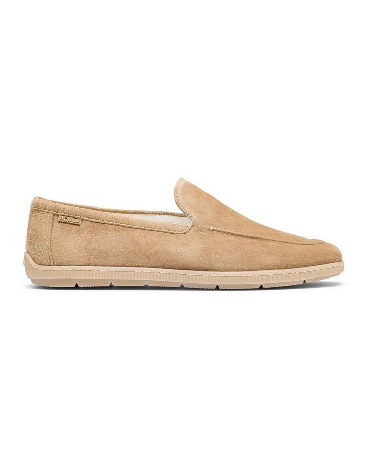 Riviera Suede Loafers in Sand image 1