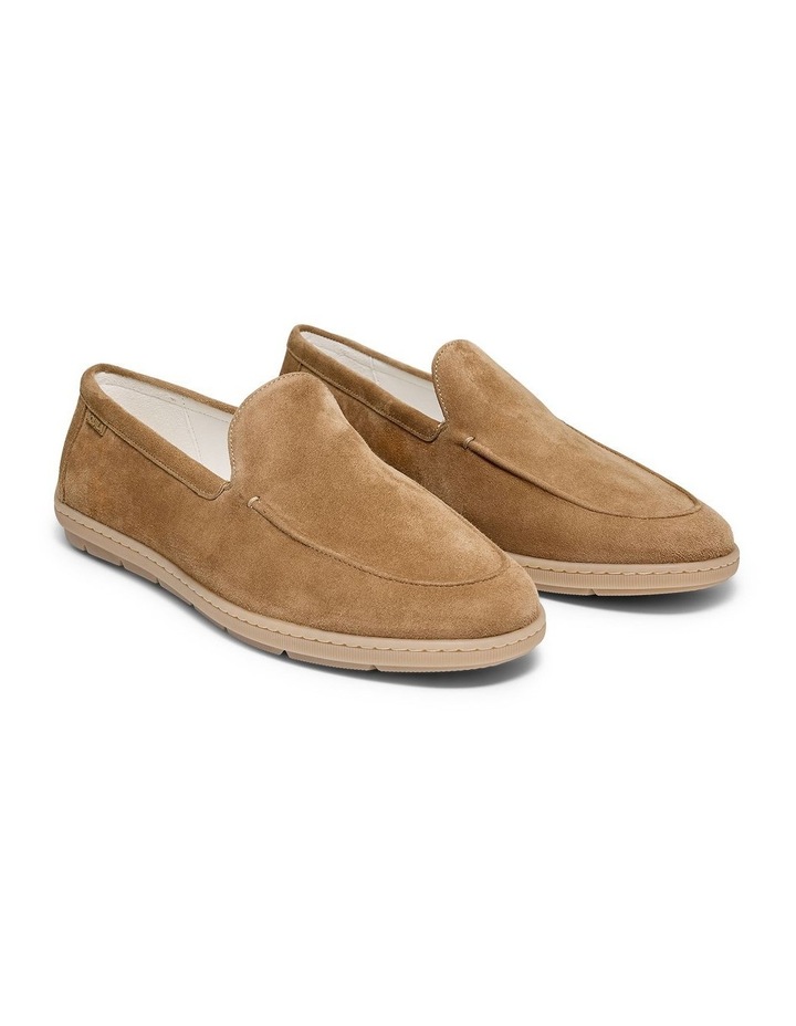 Riviera Suede Loafers in Sand image 2