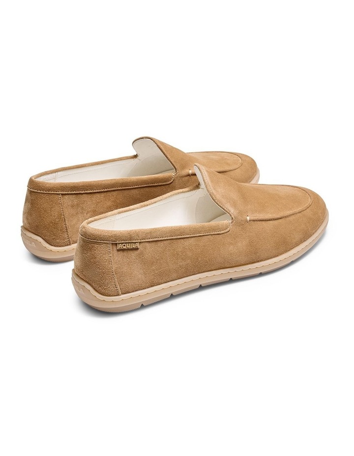 Riviera Suede Loafers in Sand image 4