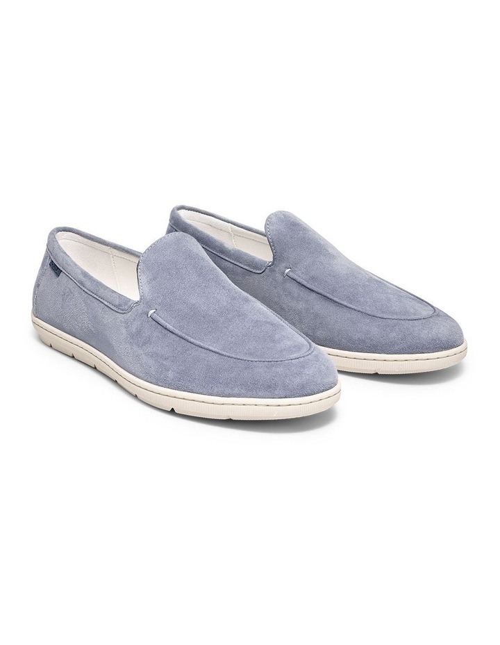 Riviera Suede Loafers in Pale Blue image 2