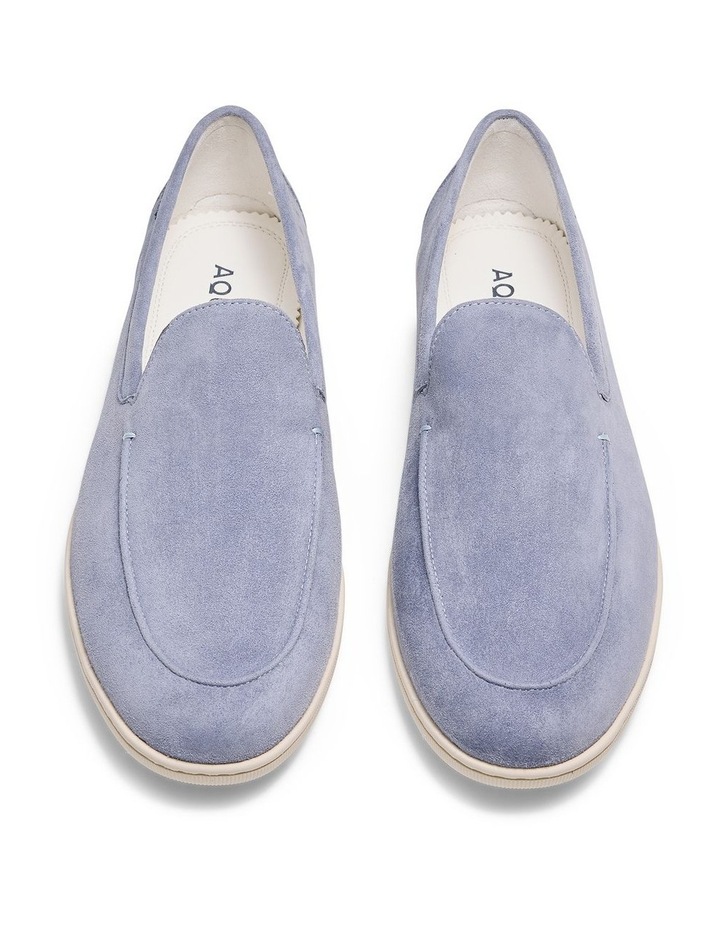 Riviera Suede Loafers in Pale Blue image 5