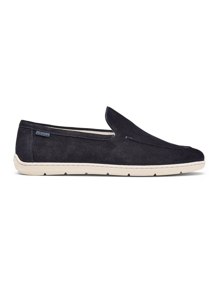 Riviera Suede Loafers in Navy image 1