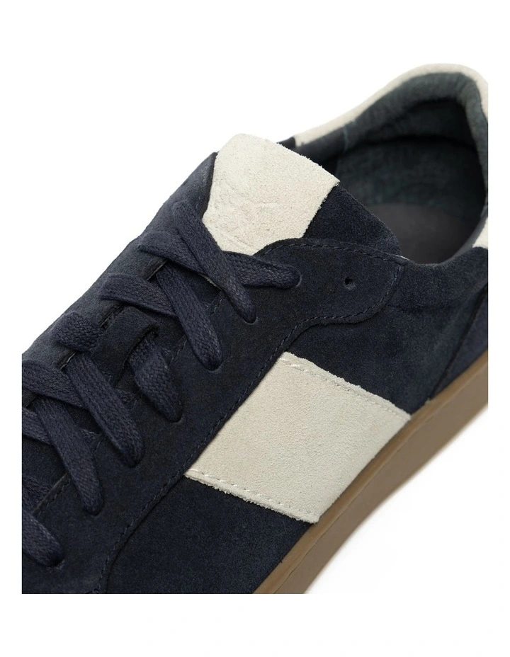Saxon Sneaker in Navy Stone image 5