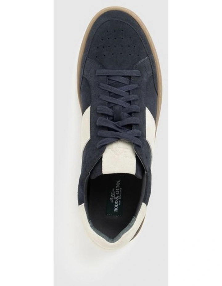 Saxon Sneaker in Navy Stone image 6