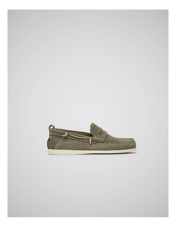 Victoria Loafer in Olive image 1